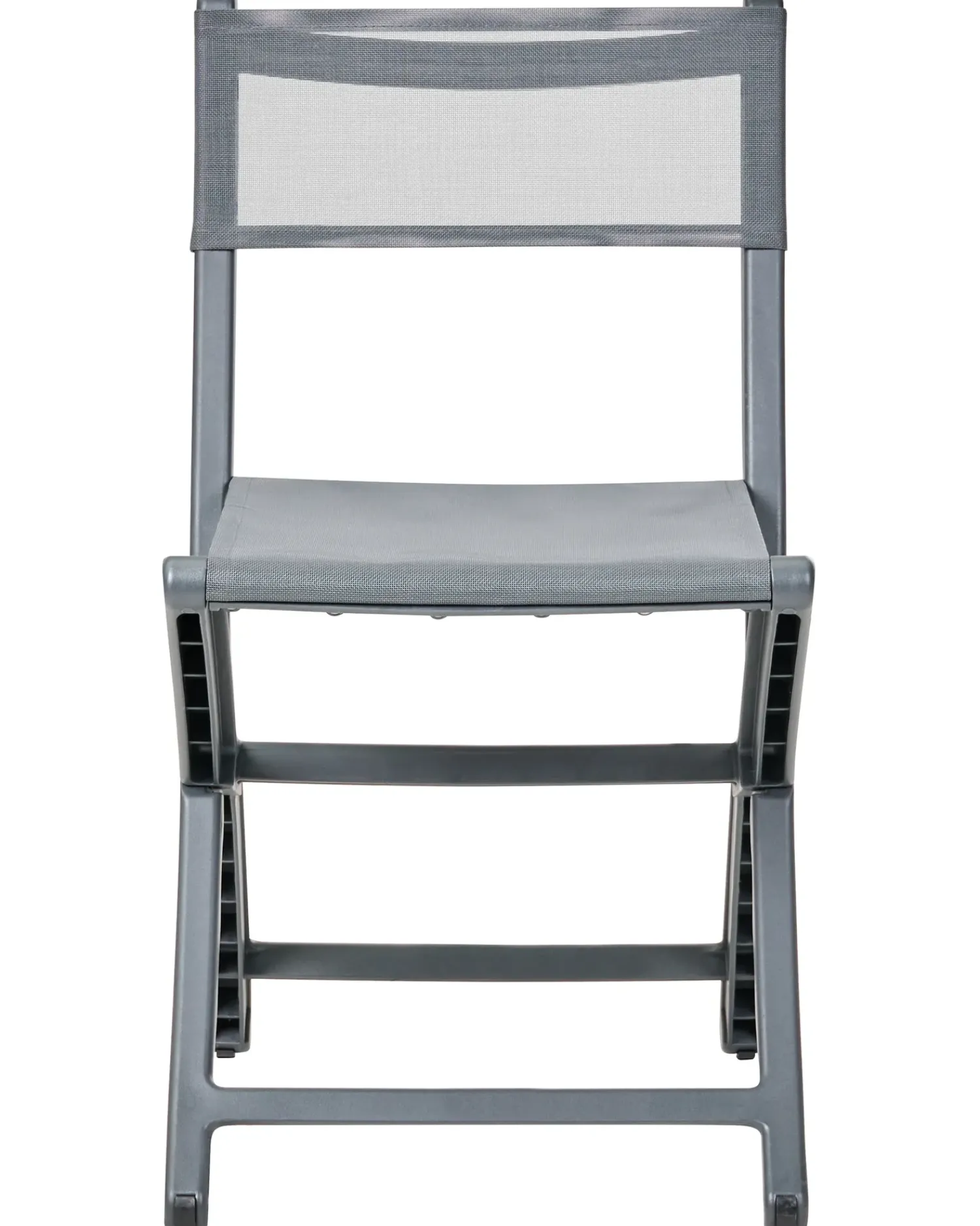 Beliani Set di 4 sedie da giardino TALCA scuro Grigio