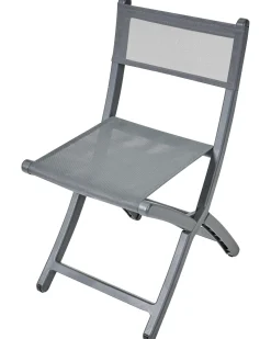 Beliani Set di 4 sedie da giardino TALCA scuro Grigio
