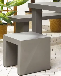Discount Beliani TARANTO Cemento Grigio
