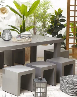 Discount Beliani TARANTO Cemento Grigio
