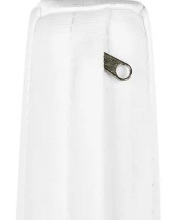 Best Beliani Set di 6 sedie da giardino TAVIANO Metallo Bianco Bianco Marrone