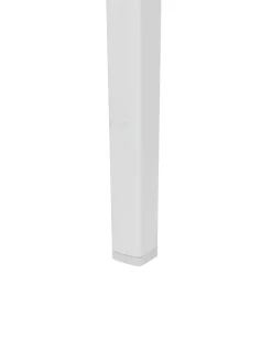 Best Beliani Set di 6 sedie da giardino TAVIANO Metallo Bianco Bianco Marrone