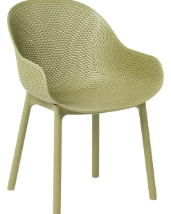 Clearance Beliani Set di 4 sedie da giardino TIGGIANO oliva Verde