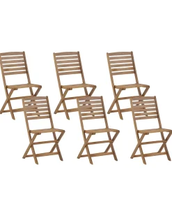 Outlet Beliani TOLVE Legno d'acacia Marrone