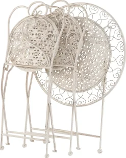 Discount Beliani TRIESTE Pieghevole Metallo chiaro Beige