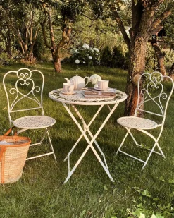 Discount Beliani TRIESTE Pieghevole Metallo chiaro Beige