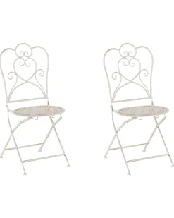Discount Beliani TRIESTE Pieghevole Metallo chiaro Beige