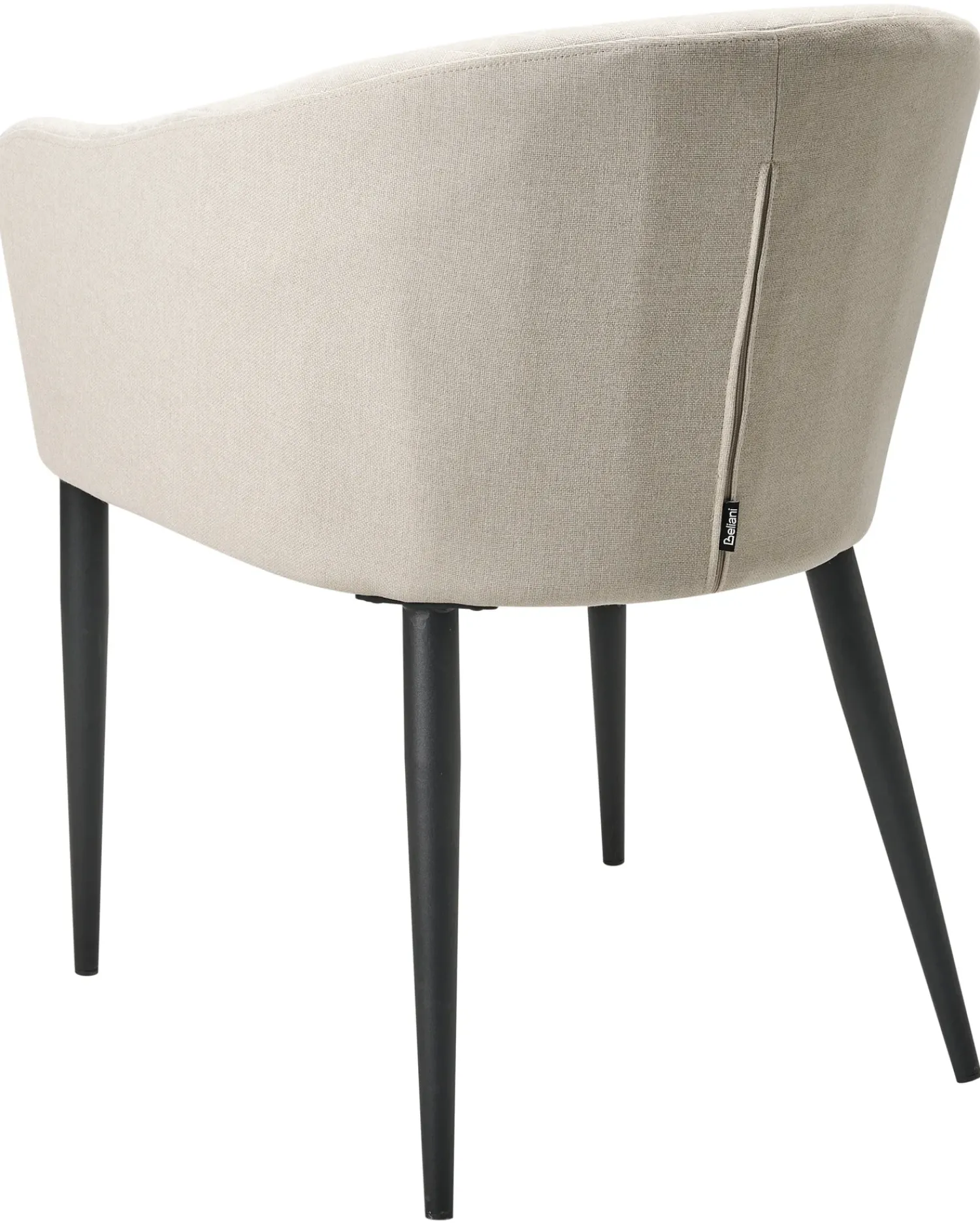 Online Beliani Set di 2 sedie da giardino TULUNI Tessuto Beige Beige Nero