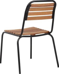Sale Beliani VALLESE Legno d'acacia Marrone Marrone Nero