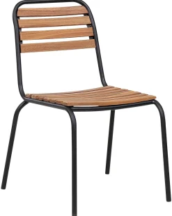 Sale Beliani VALLESE Legno d'acacia Marrone Marrone Nero