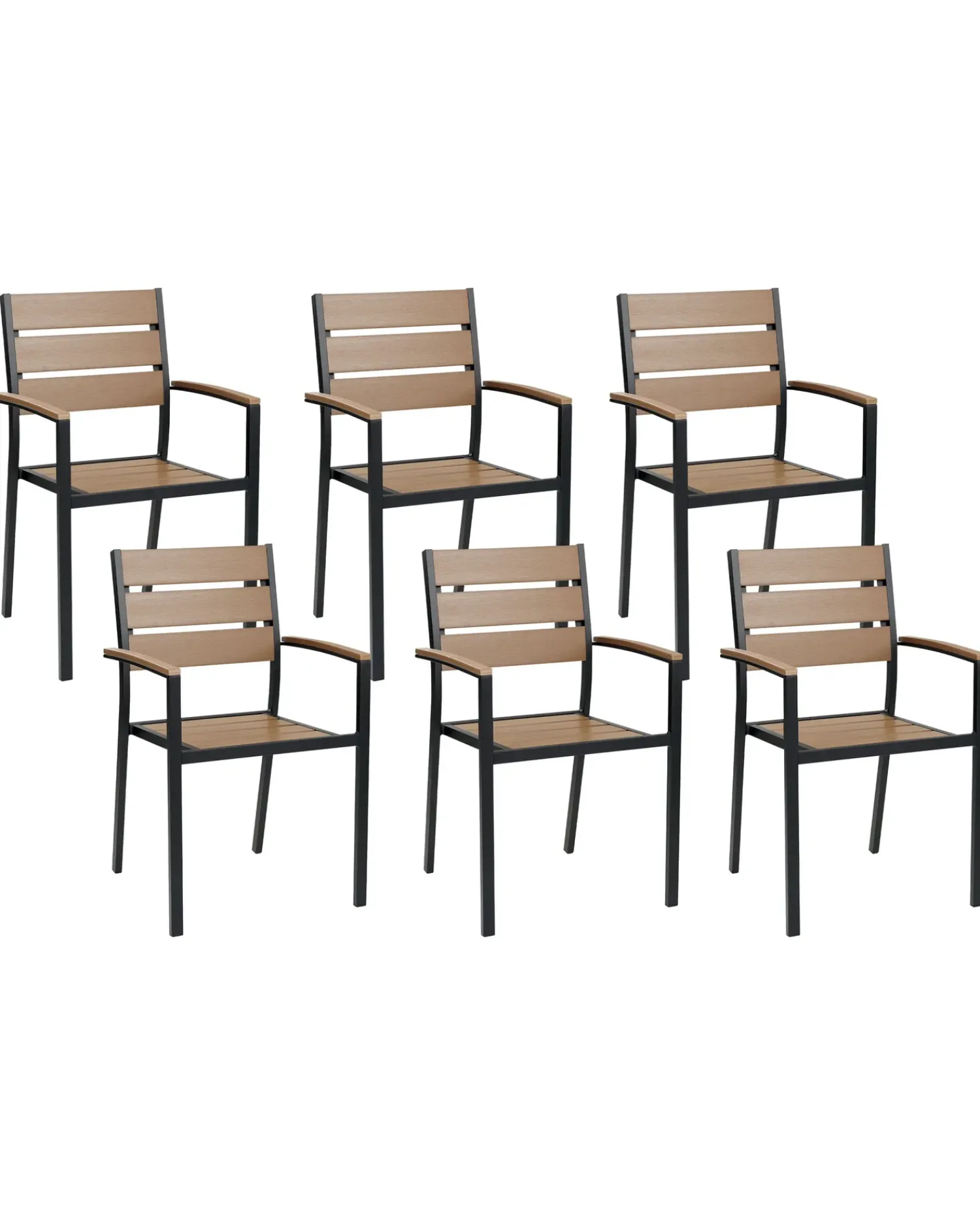 Clearance Beliani VERNIO Marrone/Nero Marrone Nero