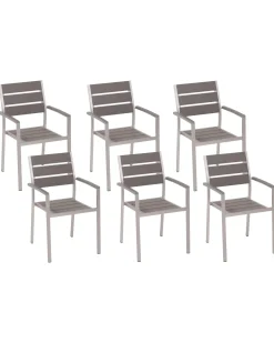 Online Beliani VERNIO Grigio Argento Grigio