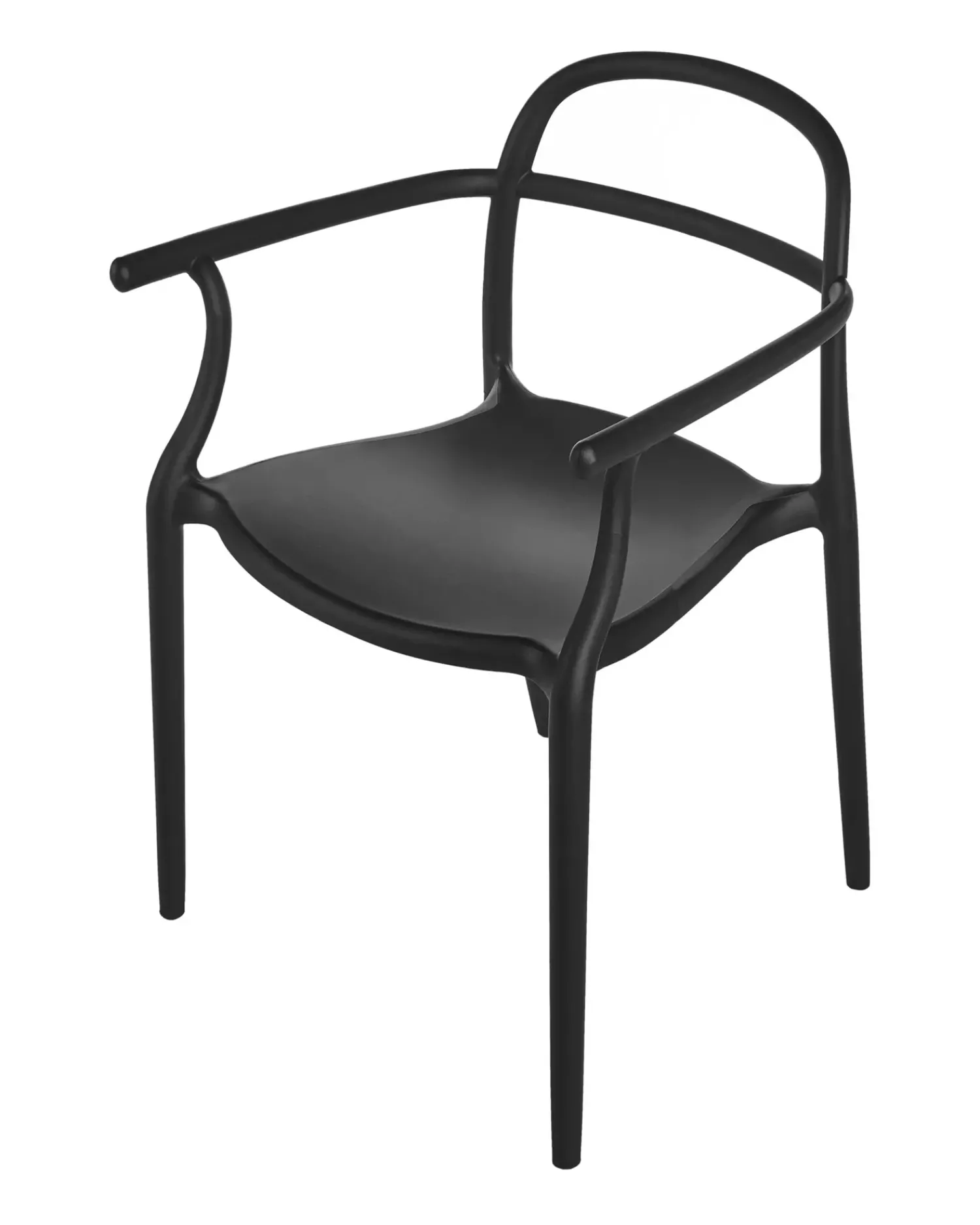 Best Beliani Set di 2 sedie da giardino VIDOR Nero
