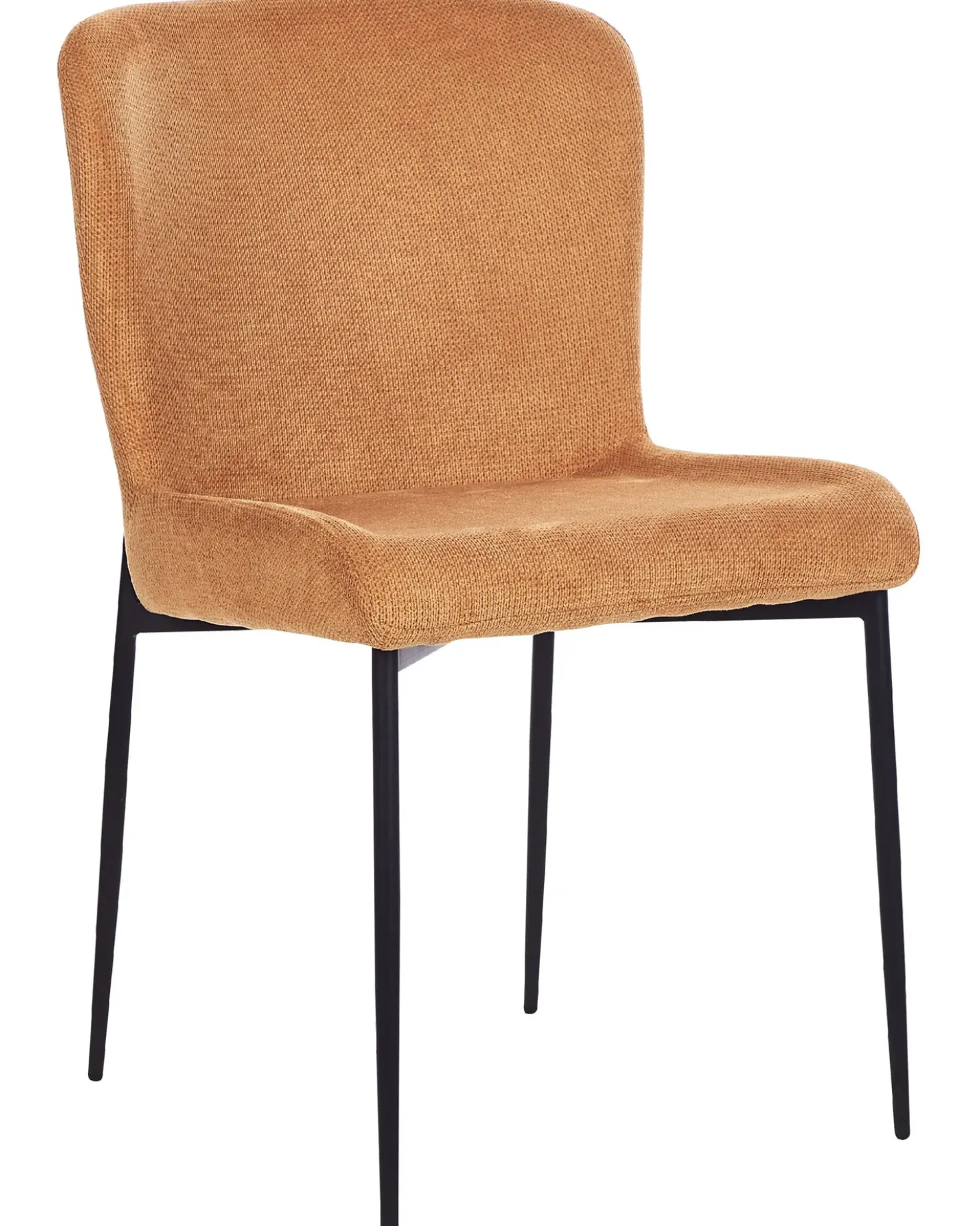 Set di 2 sedie da pranzo ADA Tessuto Arancione