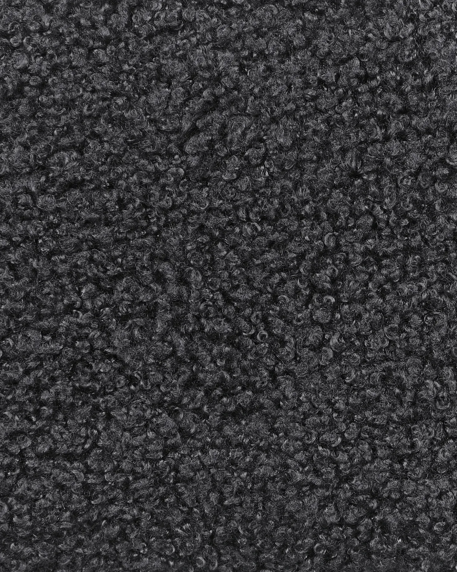 Set di 2 sedie da pranzo ALLISON Bouclé Nero