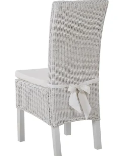 Sale Beliani Set di 2 sedie da pranzo ANDES Rattan Bianco