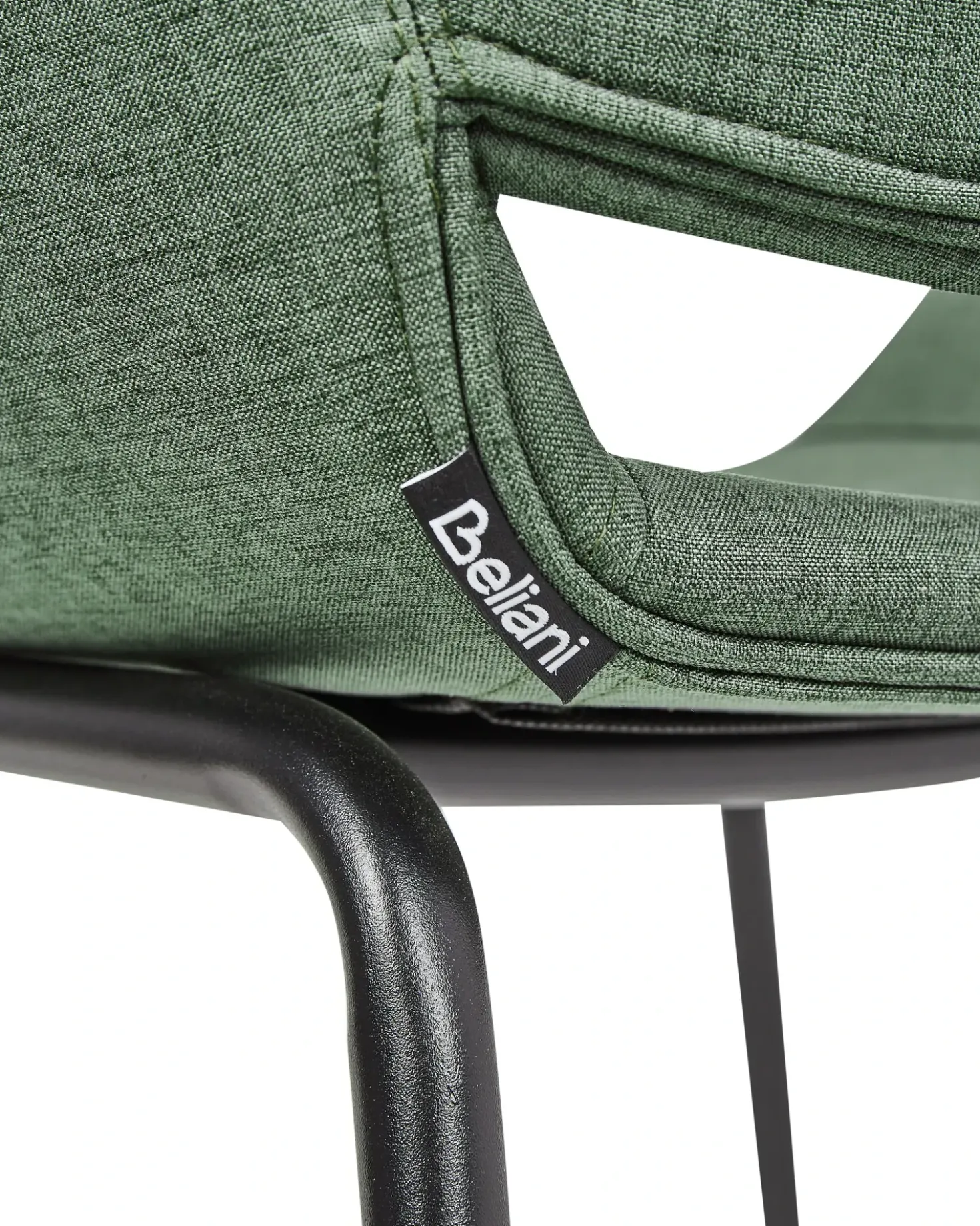 Set di 2 sedie da pranzo AXTEL Tessuto Verde