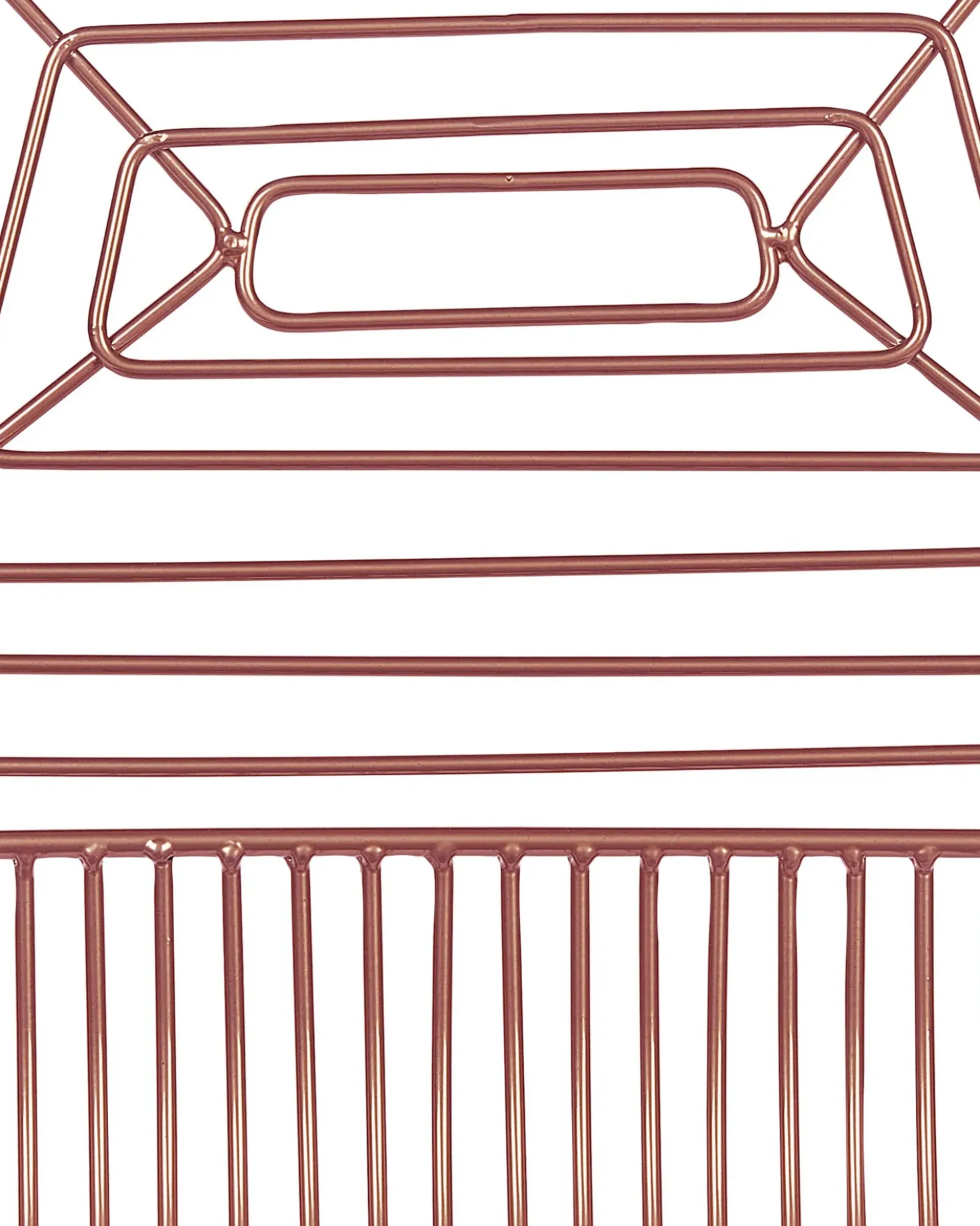 Set di 2 sedie da pranzo BEATTY Metallo Oro rosa