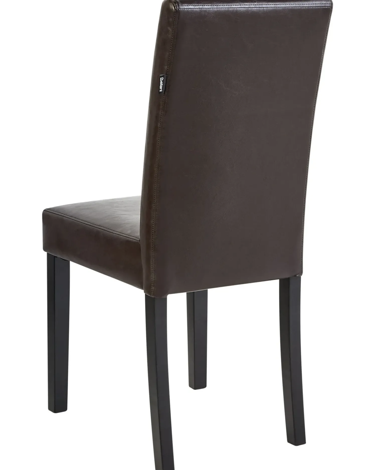 Discount Beliani Set di 2 sedie da pranzo BROADWAY Pelle sintetica Marrone scuro Marrone Marrone