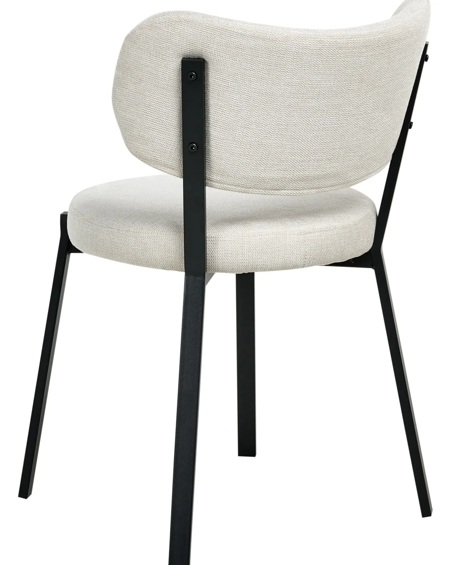 Set di 2 sedie da pranzo BRONTE Tessuto Beige chiaro