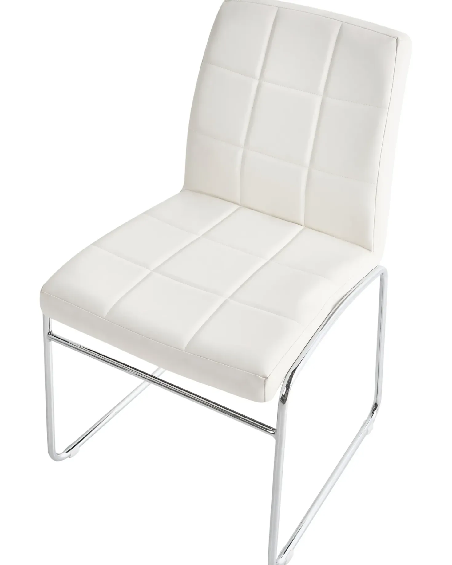 Set di 2 sedie da pranzo KIRON Pelle sintetica Bianco