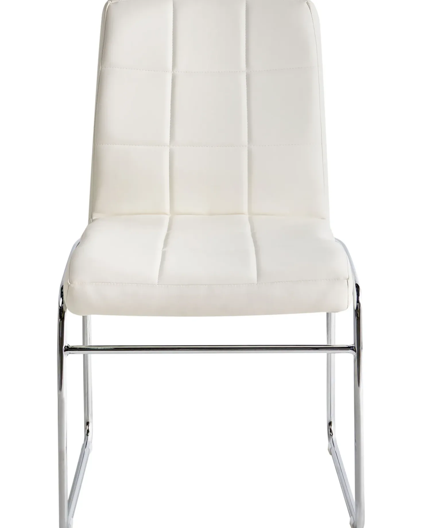 Set di 2 sedie da pranzo KIRON Pelle sintetica Bianco