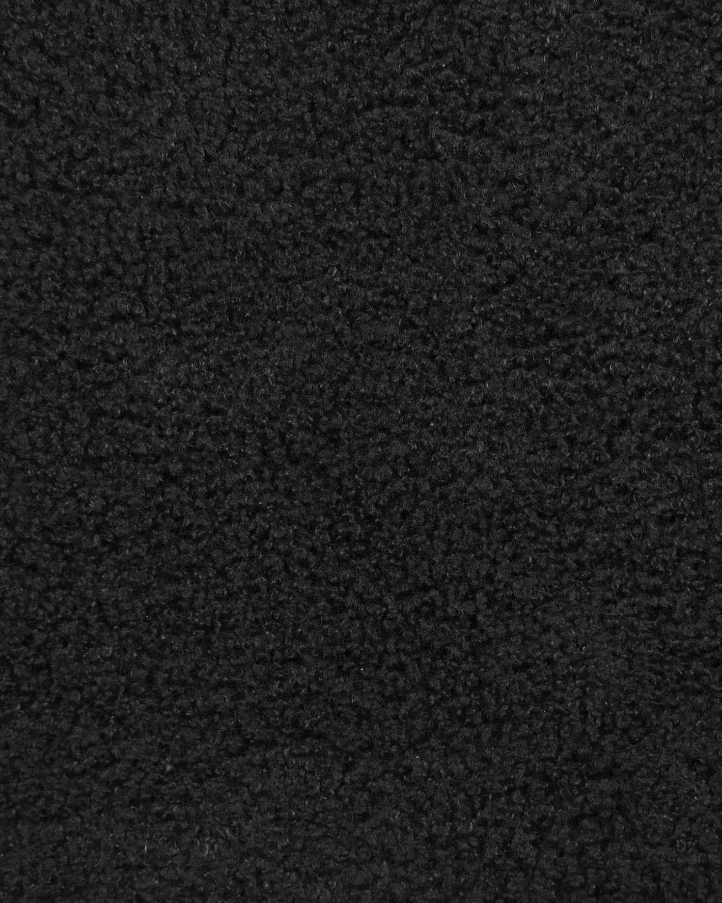 Set di 2 sedie da pranzo LUANA Bouclé Nero