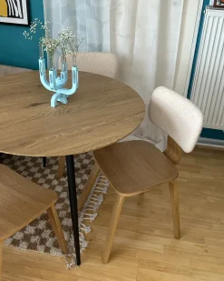 Set di 2 sedie da pranzo LUCINDA Legno Marrone chiaro