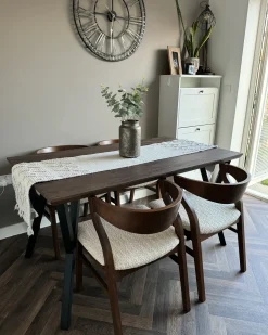Set di 2 sedie da pranzo MAROA Legno Beige chiaro
