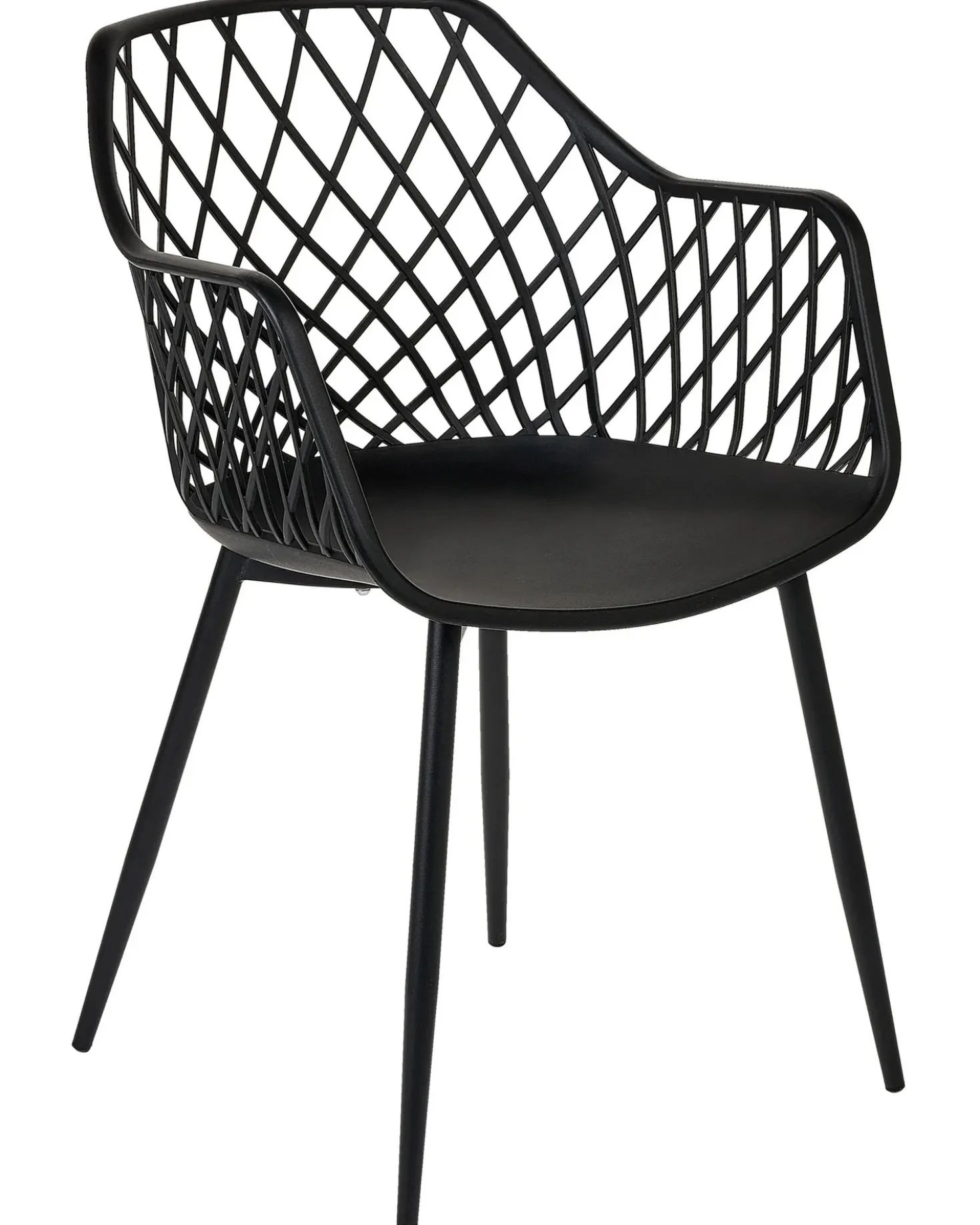 Set di 2 sedie da pranzo NASHUA II Nero