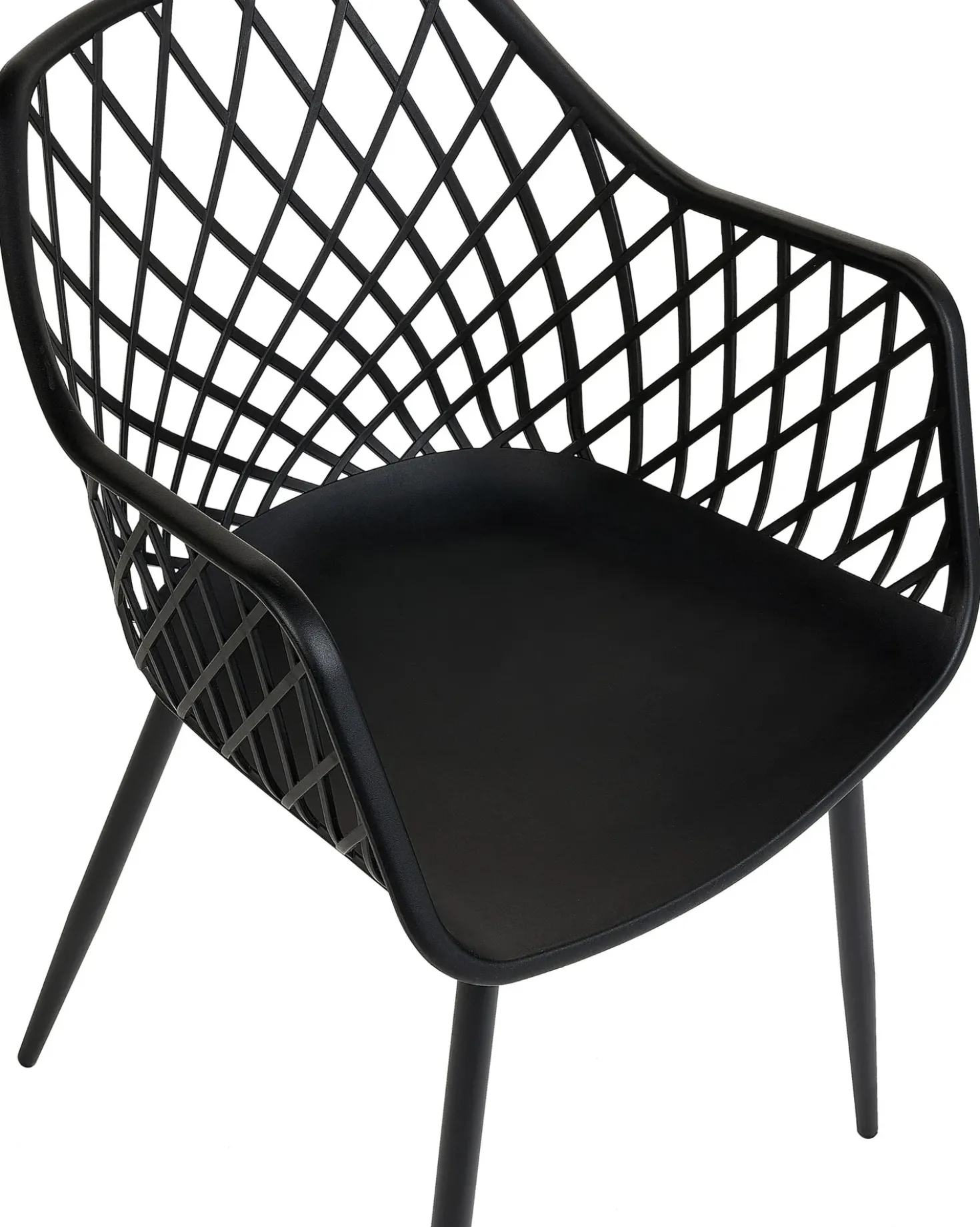 Set di 2 sedie da pranzo NASHUA II Nero