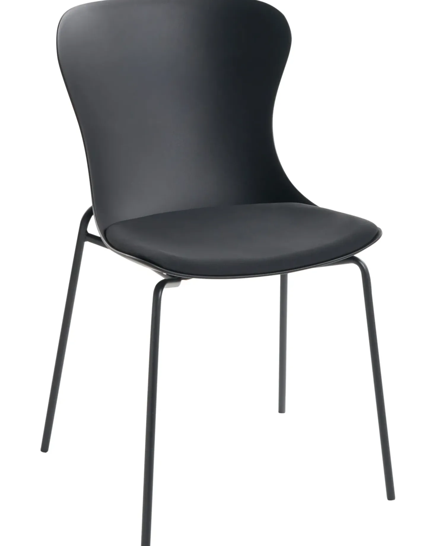 Set di 2 sedie da pranzo PITSBURG Nero
