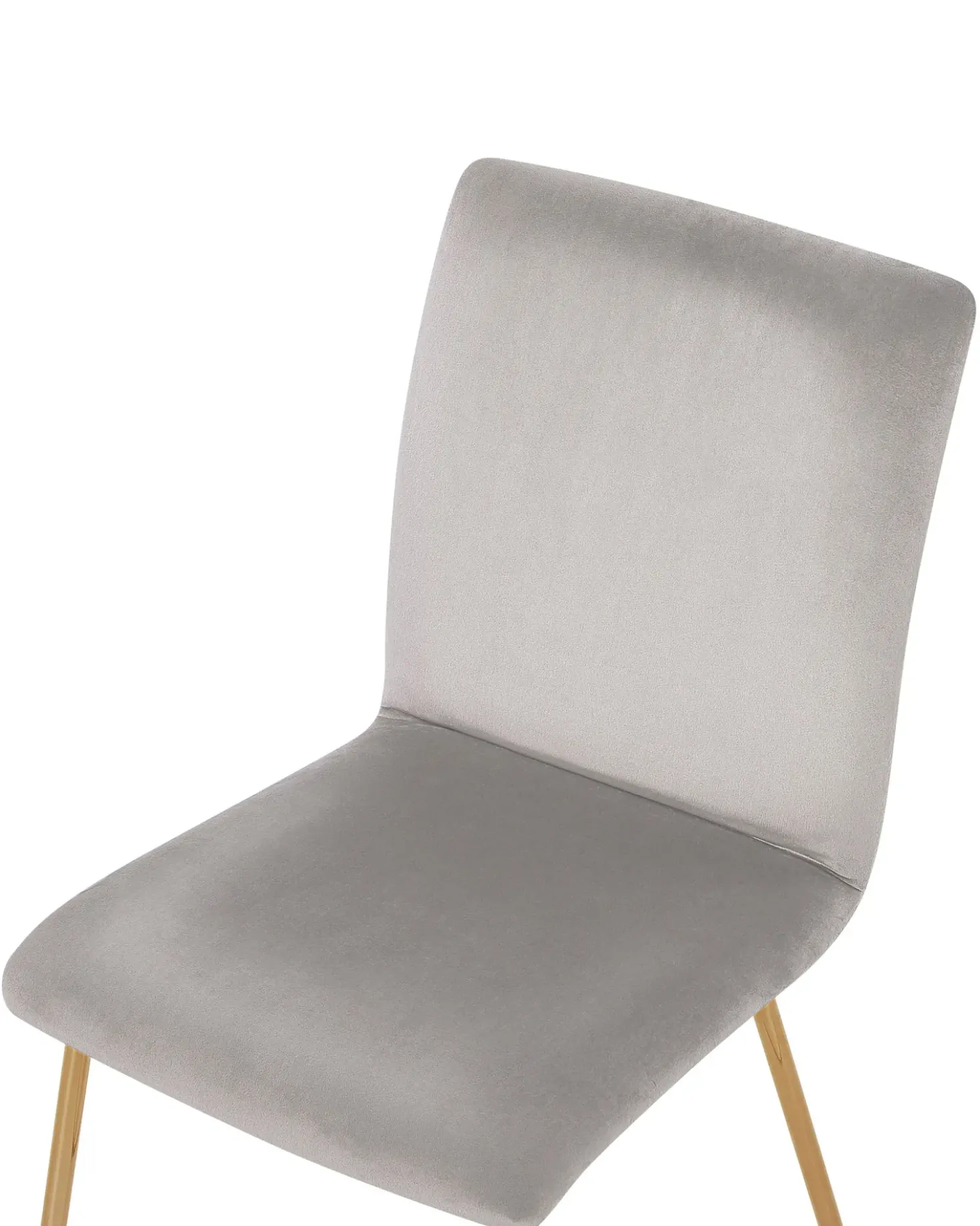 Set di 2 sedie da pranzo RUBIO Velluto Grigio
