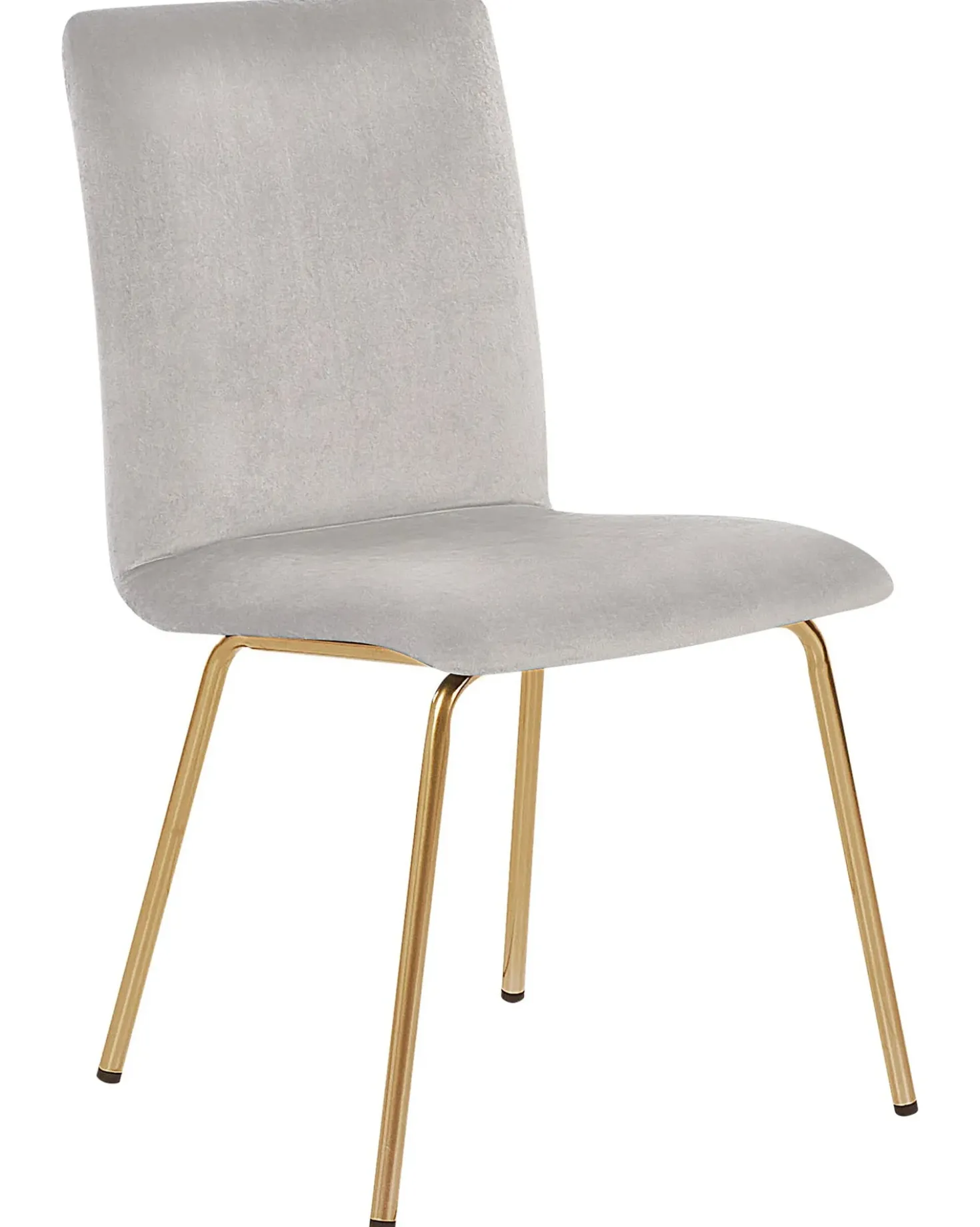 Set di 2 sedie da pranzo RUBIO Velluto Grigio