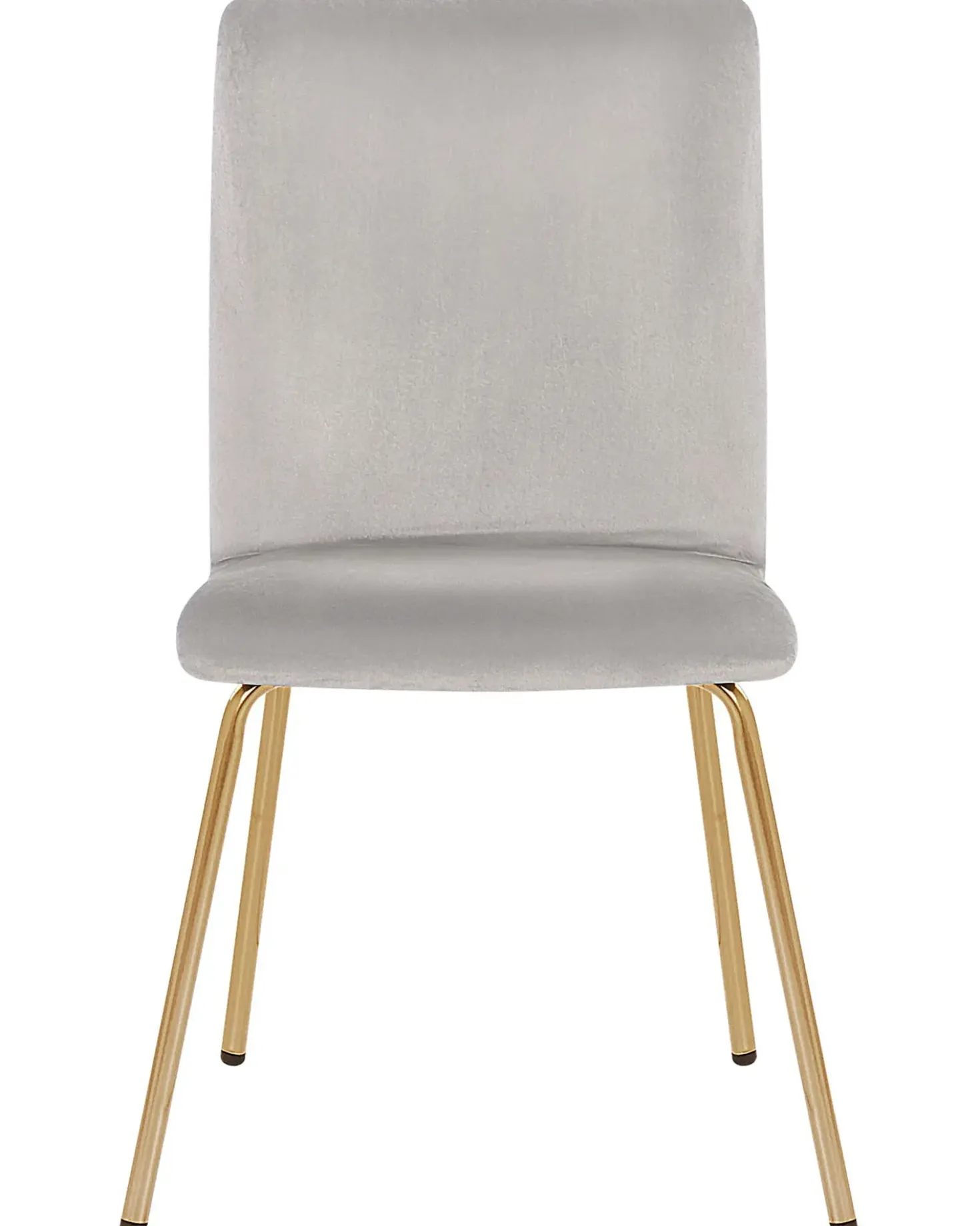 Set di 2 sedie da pranzo RUBIO Velluto Grigio