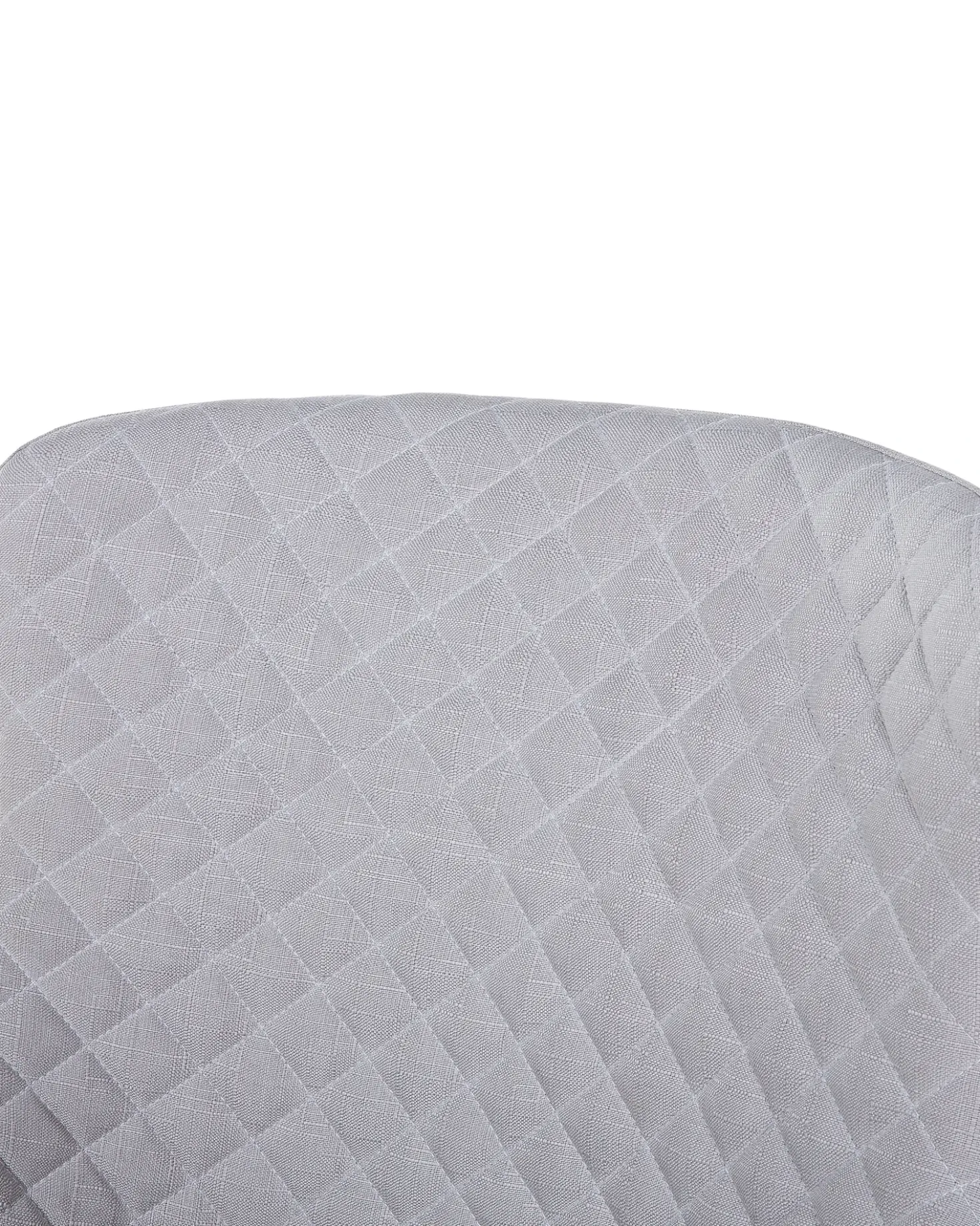 Set di 2 sedie da pranzo SOLANO Tessuto Grigio chiaro