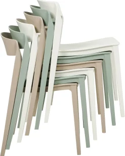 Set di 2 sedie da pranzo SOMERS Bianco