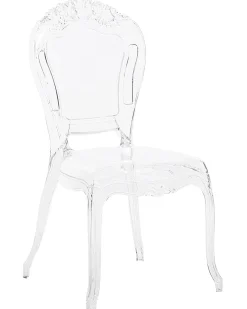 Discount Beliani Set di 2 sedie da pranzo VERMONT Trasparente