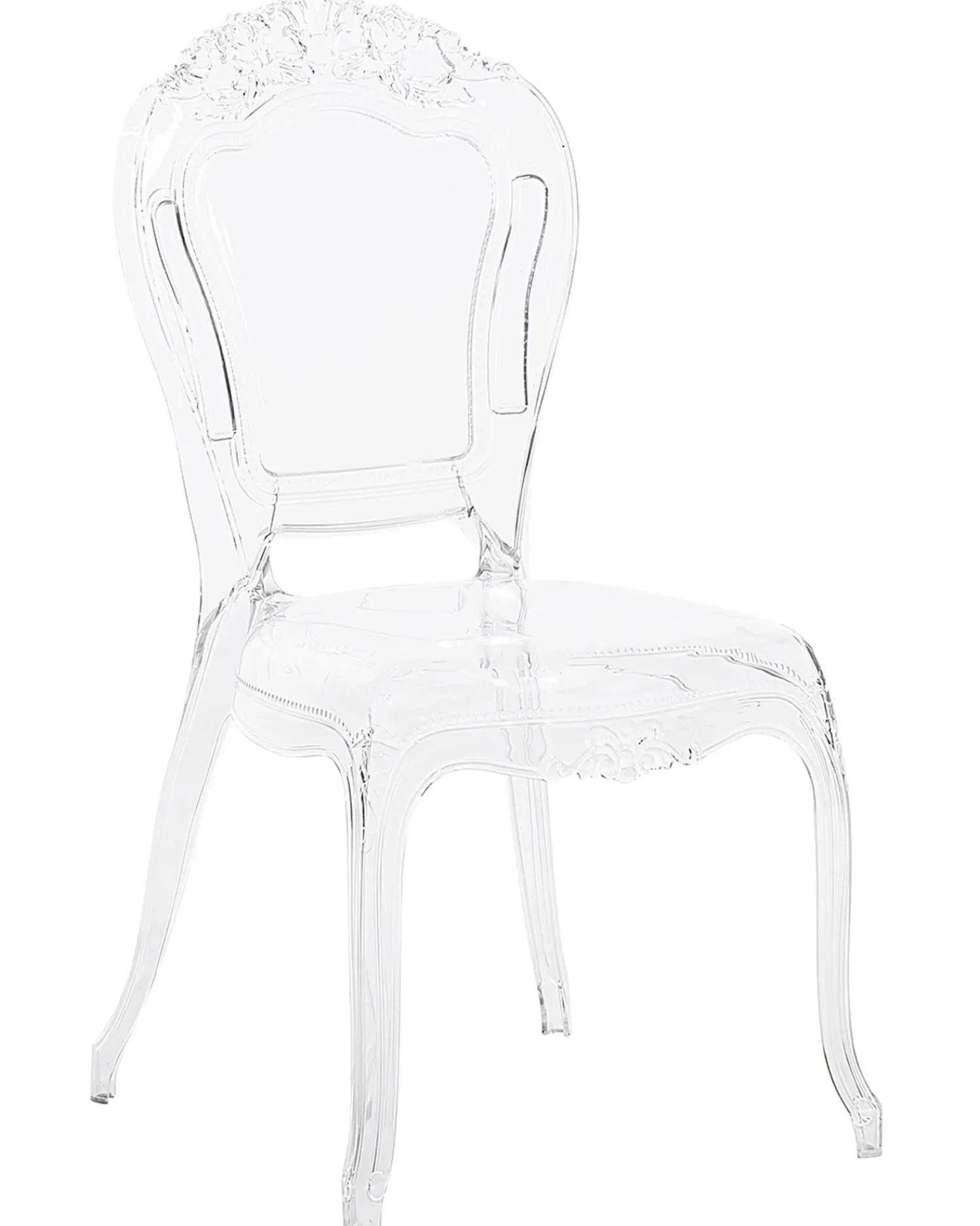 Discount Beliani Set di 2 sedie da pranzo VERMONT Trasparente