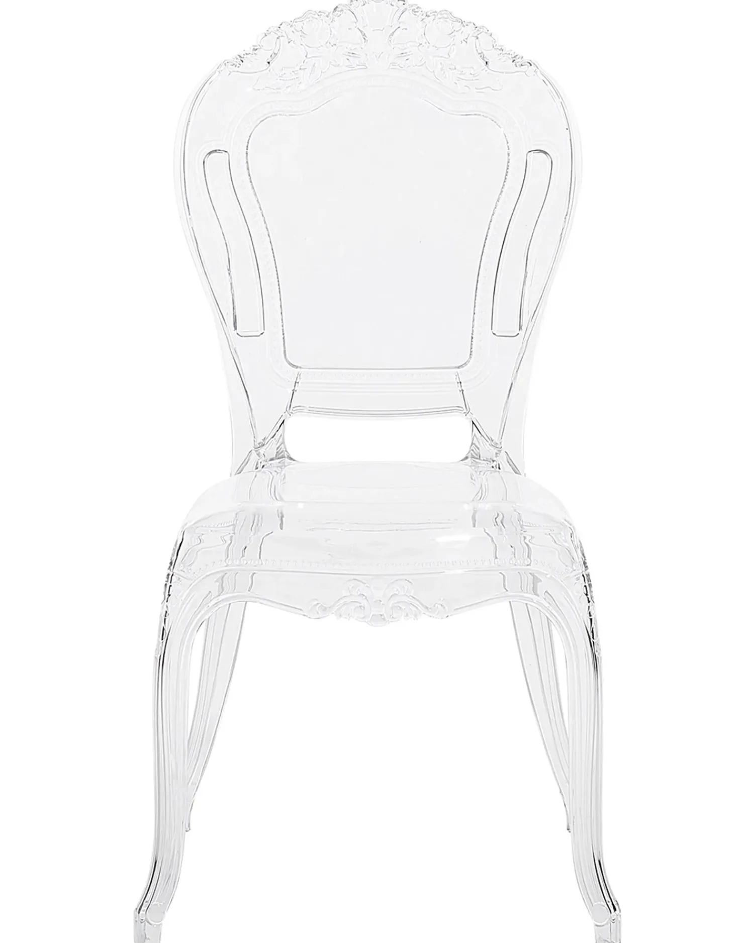Discount Beliani Set di 2 sedie da pranzo VERMONT Trasparente