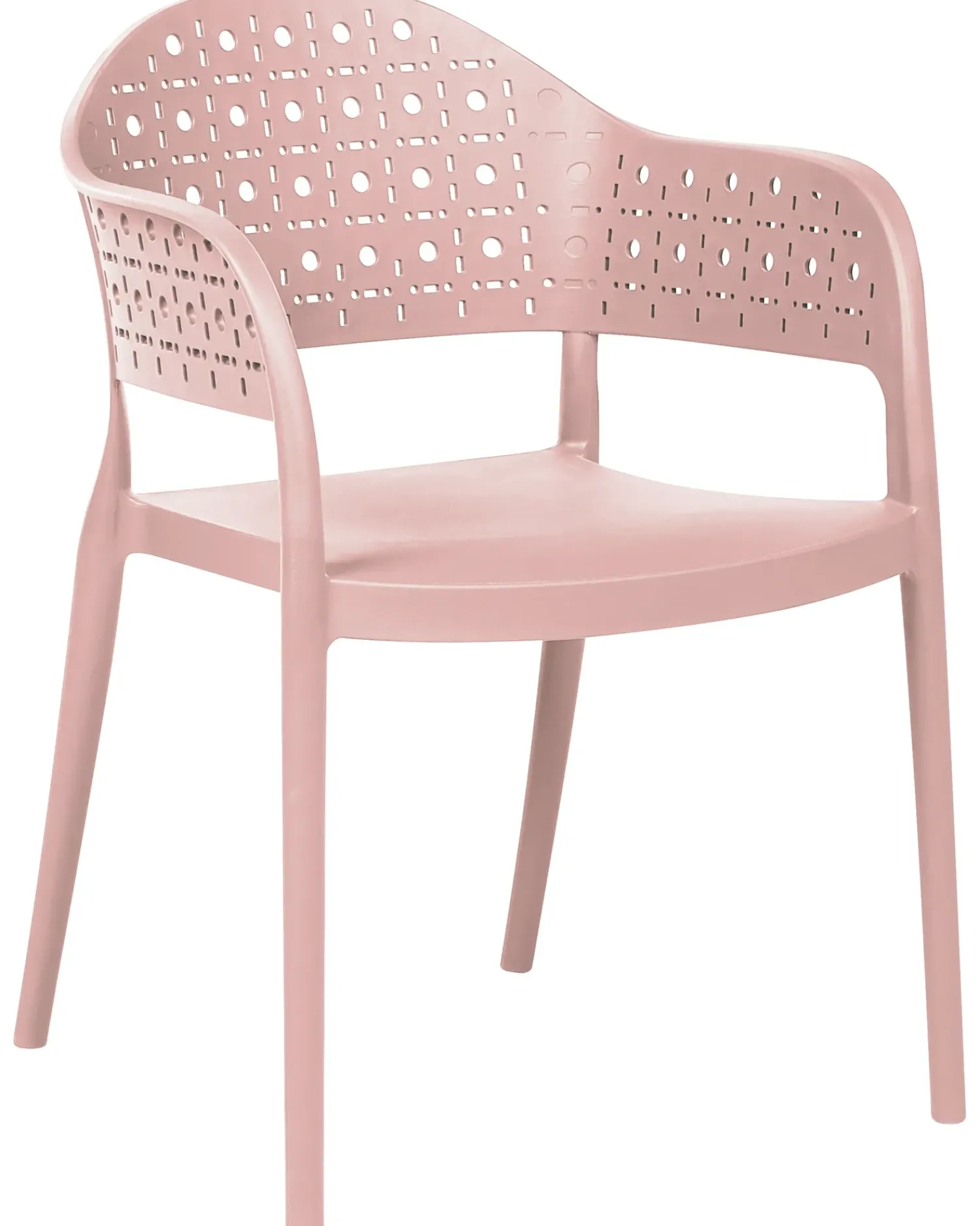 Beliani Set di 4 sedie NARINO Rosa