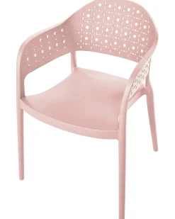 Beliani Set di 4 sedie NARINO Rosa