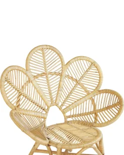 New Beliani FLORENTINE Rattan Naturale Beige Marrone