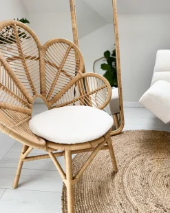 New Beliani FLORENTINE Rattan Naturale Beige Marrone