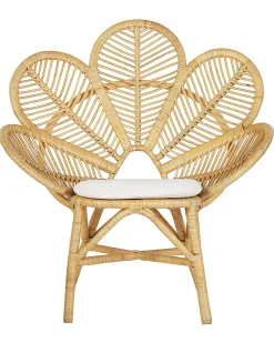 New Beliani FLORENTINE Rattan Naturale Beige Marrone
