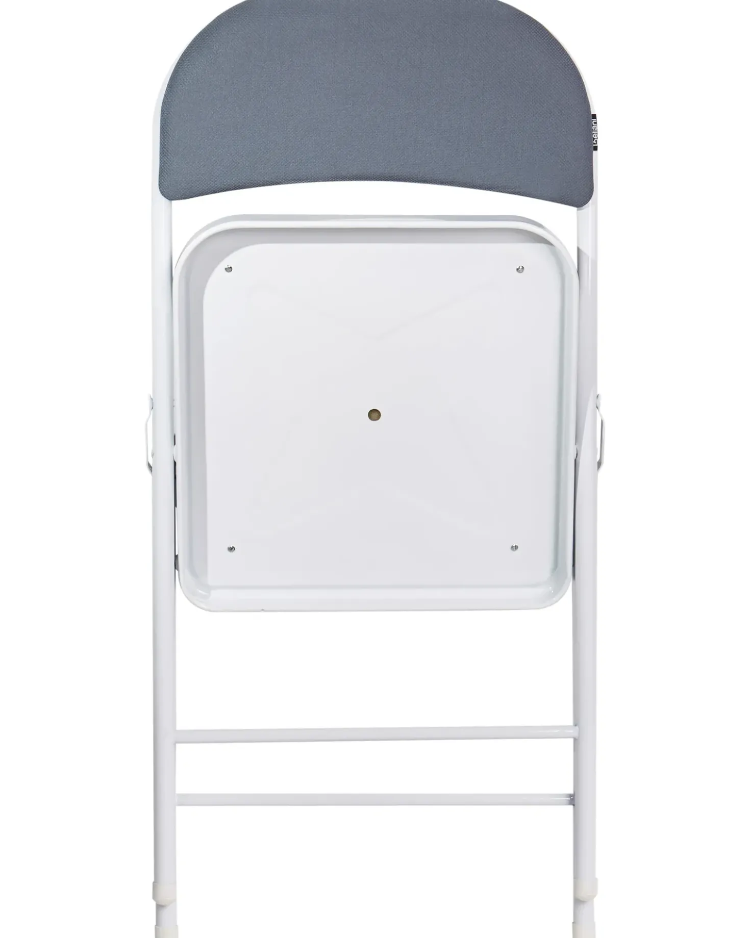 Set di 4 sedie pieghevoli SPARKS Metallo Grigio scuro/Bianco