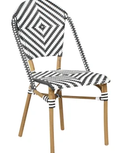 Sale Beliani RIFREDDO Rattan sintetico (PE) Nero/Bianco Bianco Marrone Nero