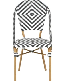 Sale Beliani RIFREDDO Rattan sintetico (PE) Nero/Bianco Bianco Marrone Nero