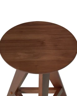 Clearance Beliani Set di 2 sgabelli da bar AROMA Legno Marrone