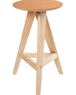 Discount Beliani Set di 2 sgabelli da bar AROMA Legno chiaro Marrone